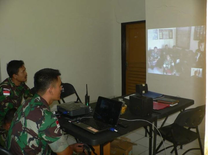 Testing internet wireless di Makosatgas Pamtas Yonif Linud 503/MK. Testing internet wireless di Makosatgas Pamtas Yonif Linud 503/MK.