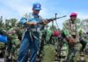 Provos Marinir periksa Senjata Personel Satgasmar Ambalat XV 130 prajurit Korps Marinir TNI AL yang selesai melaksanakan penugasan menjaga kedaulatan NKRI di pulau Sebatik menjalani pemeriksaan senjata oleh provos marinir