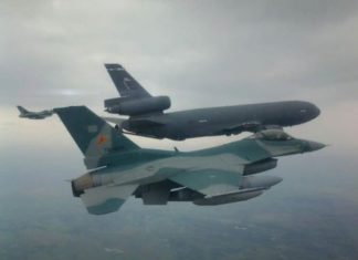 Ferry Flight F-16C TNI AU.