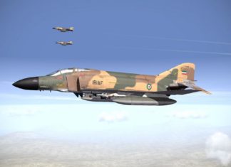 Sasaran Hari Ini: Reaktor OSIRAK! F-4 Phantom II milik IRIAF