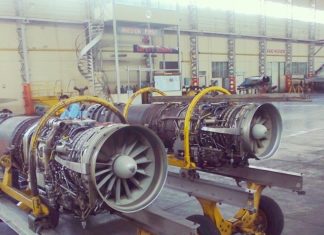 Engine F-5 Tiger II Skadron Udara 14 General Electric J85