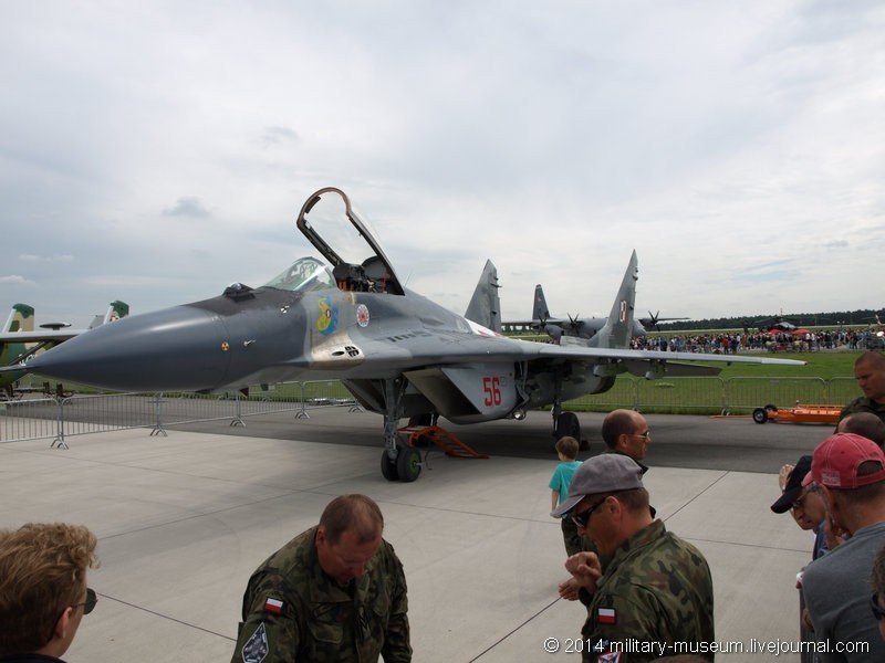 Alutsista buatan Rusia MiG-29 Fulcrum milik Angkatan Udara Polandia.