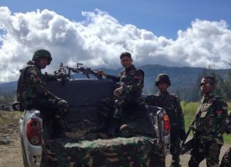 Patroli di Tanah Papua Patroli perbatasan di tanah Papua