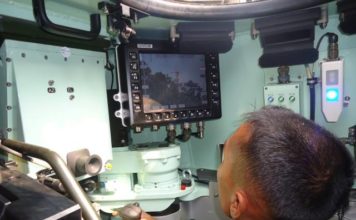 Posisi Gunner Ranpur Saladin TNI AD