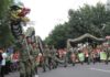 Barongsai Yonif 413 Kostrad Atraksi Barongsai, Yongmodoo dan Reog Yonif 413 Kostrad.