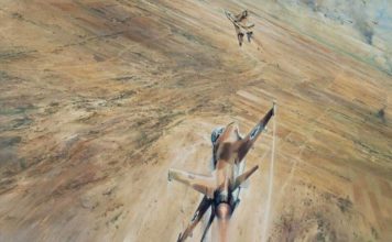 F-16 masih dalam kondisi baru ketika beraksi.