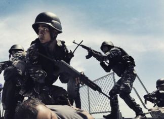 Latihan VBSS TNI-AL.