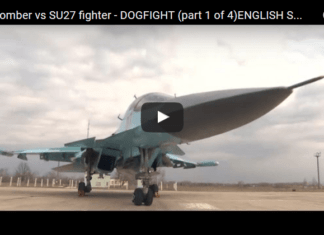 Su-34 yang megah DOGFIGHTS dengan sepupunya Su-27 Su-34 Dogfight Su-27