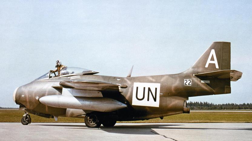 Paling tidak, 5 unit SAAB J29 Tunnan Swedia ikut serta sebagai bagian kekuatan udara PBB di Kongo 1960.