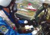 Pemandangan kokpit dari team aerobatik Rusia 1177