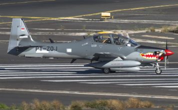 Pesawat Super Tucano TNI AU