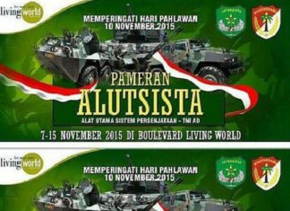 Pameran Alutsista di Living World, Tangerang Pameran Alutsista