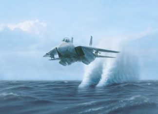 Rekaman Penembakan MiG-23 Libya oleh F-14 di Teluk Sidra 1223