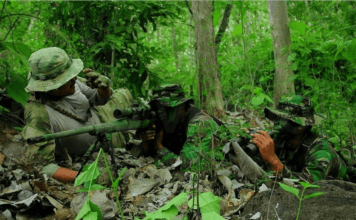 Intip TNI Berlatih Sniper