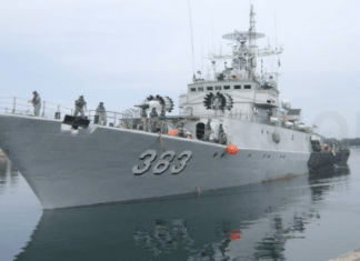 Tiga Kapal Perang TNI AL “Sisir” Perairan Aceh KRI Iman Bonjol 383