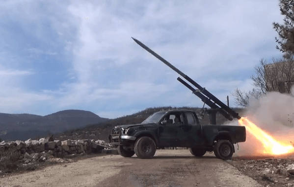19-peluncur-rudal-bm-21-grad-pasukan-oposisi-suriah