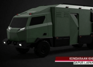 Intip Interior Kendaraan Dapur Lapangan Marinir