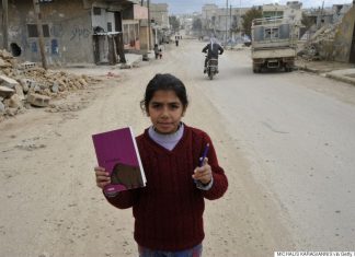 Lembaga Amal: Perang Suriah Merugikan Negara 17.000 Triliun Hingga 2020 SYRIA-CONFLICT-EDUCATION-SCHOOL