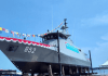 KRI Cakalang 852 Akan Perkuat TNI AL KRI Cakalang 852 adalah Kapal Perang TNI AL buatan PT. Caputra Mitra Sejati (CMS) Banten. Kapal dari kelas PC-43 ini memperkuat Komando Armada Barat TNI AL.