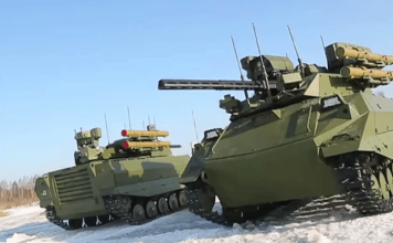 Rusia Pamerkan Video Aksi Tank Uran-9, Tank Tempur Tanpa Awak