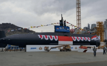 Video Korea Selatan Launching Kapal Selam Tipe 2091400 Pesanan Indonesia