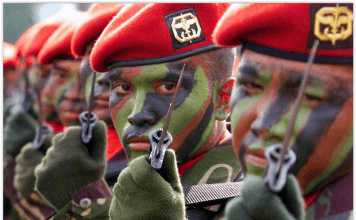 Grup 1 Kopassus Serang