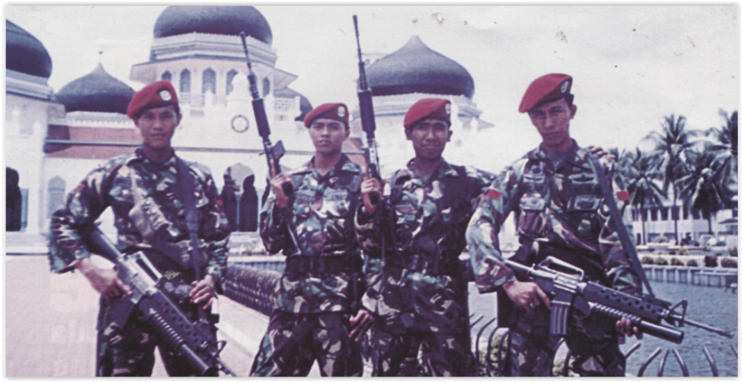 Prajurit Kopassus Tertembak GAM di Aceh