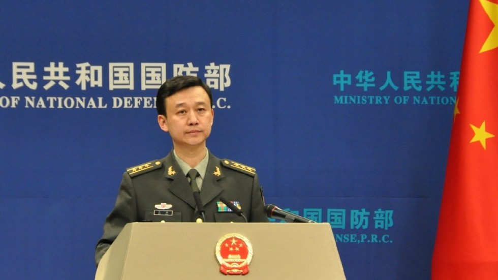 Jurubicara Kemenhan Tiongkok menyatakan kekhawatiran negaranya soal rencana penempatan rudal India di perbatasan kedua negara. Sumber: mod.gov.cn