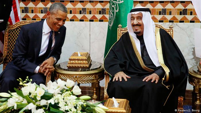 Obama dan Raja Salman. Sumber: Reuters