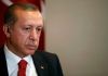 Erdogan Cela AS Karena Kirim Perlengkapan Militer Kepada Militan Kurdistan Suriah Turkish President Tayyip Erdogan prepares for an interview in New York