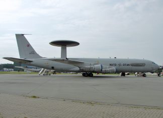 NATO Akan Tempatkan Pesawat E-3 AWACS di Timur Tengah Oktober Mendatang Boeing E3 Sentry