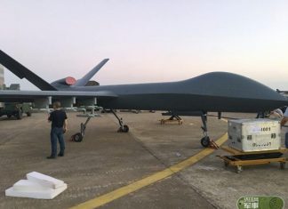 UAV Bomber Wing Loong II yang akan ditampilkan pada Zhuhai Airshow 2016