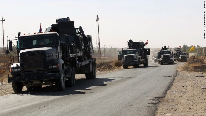 Pasukan Irak untuk Operasi pembebasan kota Mosul