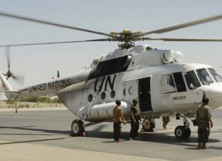 Mi-17V5 penerbad di MINUSMA