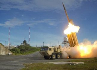 Media Tiongkok: AS dan Korsel Akan Membayar Mahal Karena Memasang THAAD A Terminal High Altitude Area Defense (THAAD) interceptor is launched during a successful intercept test