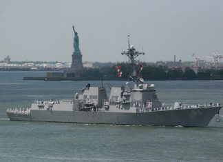 USS Nitze Serang Fasilitas Radar Pemberontak Houthi Ilustrasi USS Nitze