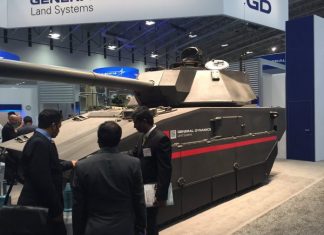 General Dynamics Tampilkan Prototype Kendaraan Tempur Griffin Dengan Meriam 120 Milimeter Prototype kendaraan tempur Griffin