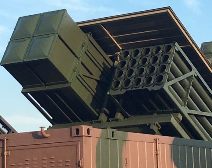MLRS hide in the container MLRS hide in the container