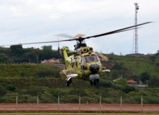 Helibras Tampilkan Helikopter H225M Pertama Yang Dipersenjatai Rudal Exocet H225M pertama dilengkapi Exocet