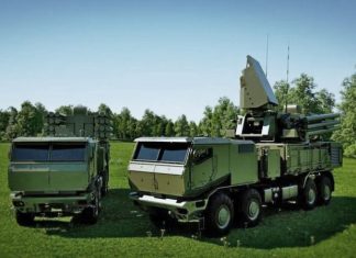 Rusia Akan Produksi Varian Sistem Pertahanan Udara Pantsir Terbaru Pada 2018 Konsep Pantsir-SM Sistem pertahanan udara.