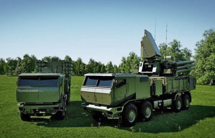 Konsep Pantsir-SM Sistem pertahanan udara.