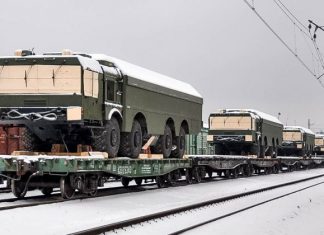 Sistem Rudal Pertahanan Pantai Bastion-P Terlihat Di Dekat Moscow Bastion-P coastal defense system in Stroika Station
