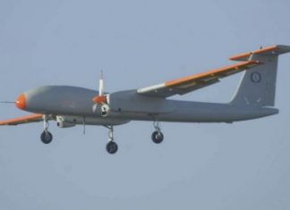 Rustom-II UAV Tuntaskan Penerbangan Perdana Rustom-II in flight test