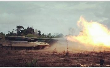 MBT Leopard 2RI TNI AD fire power demo