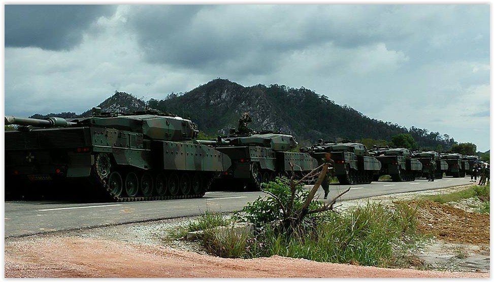 Barisan Tank Leopard 2RI TNI AD