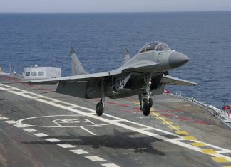 MiG-29K Milik AL Rusia Jatuh Di Perairan Mediterania Ilustrasi MiG-29K