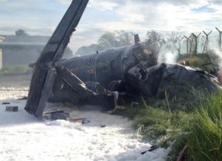 Pesawat Beechcraft TUDM Jatuh Pesawat Beechcraft TUDM Jatuh