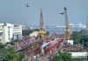 INS Betwa Terbalik Di Dok Perbaikan INS Betwa Slipped at Dock