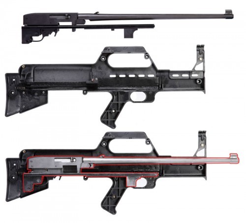 Muzzelite Bullpup Converter - Ruger Mini 14 Rifle Polda Kepri