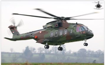 Gambar Helikopter AgustaWestland AW101 TNI AU